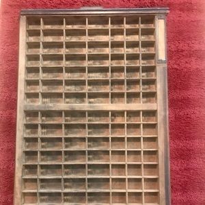COPY - Vintage Ludlow Printer Wooden Type Drawer